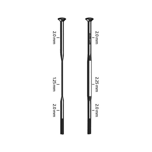 Zipp, Sapim CX-Sprint, Spokes, Straight Pull, Black, 226mm, 3pcs