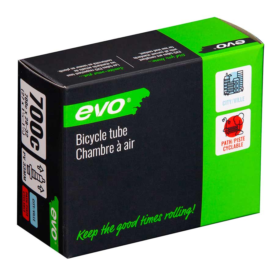 EVO, Presta, Tube, Length: 48mm, 700C, 23-25C