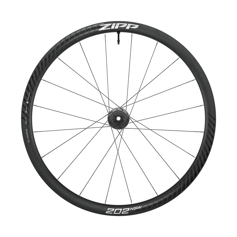 Zipp 202 NSW A1 bicycle wheels with aerodynamic design and deep carbon rims for high-performance cycling.