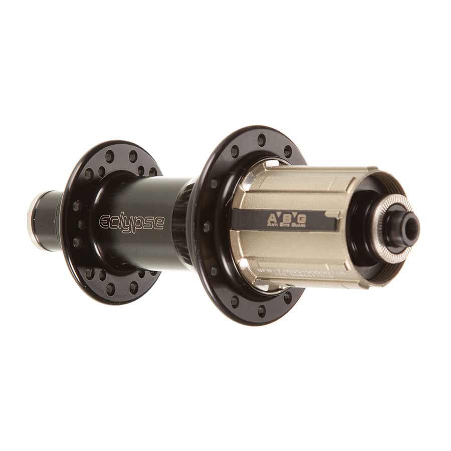 Eclypse A291/F482 SB/A non-disc bicycle hub with black finish, detailed close-up showing the hub's design and branding.
