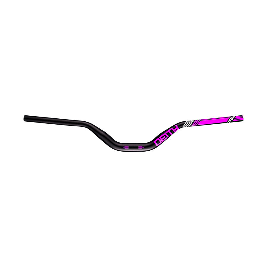 Deity Highside 80 MTB handlebars with black finish and ergonomic design, suitable for mountain biking enthusiasts.