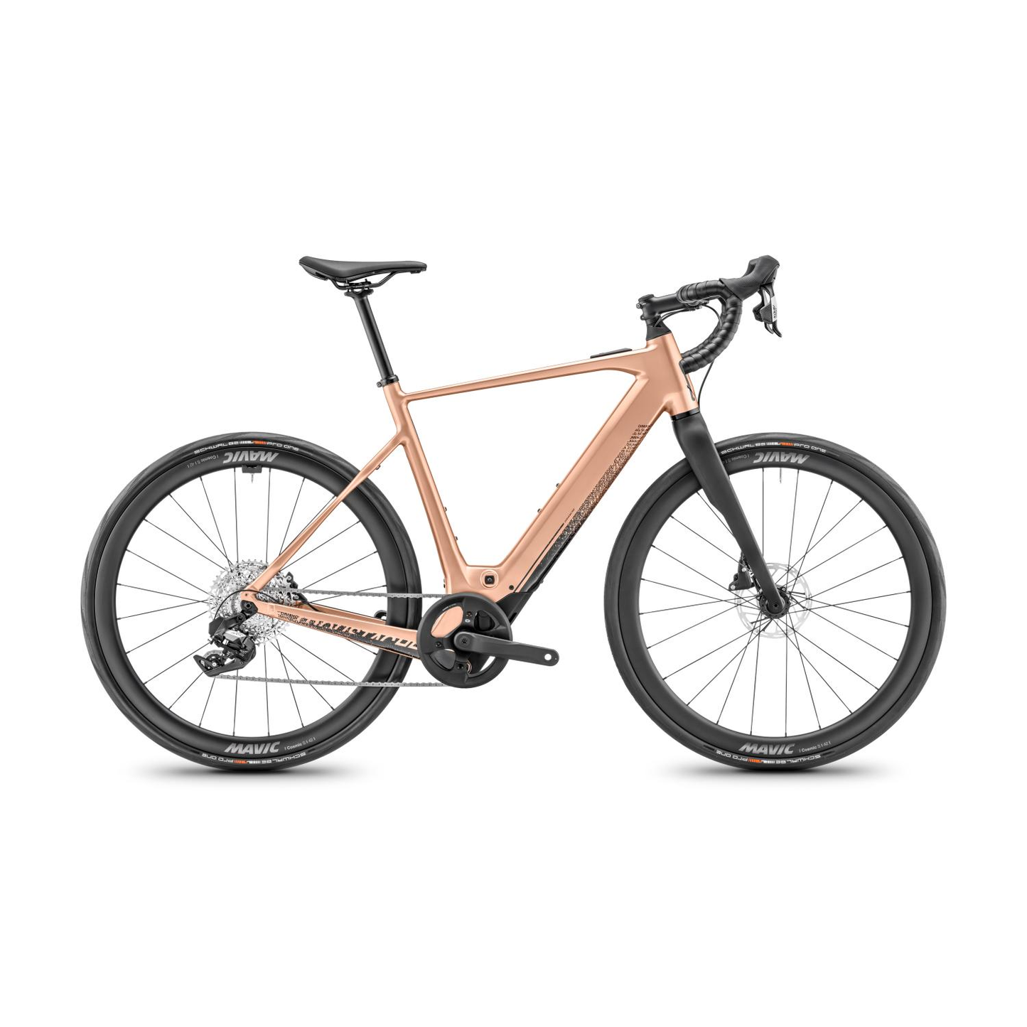 Moustache Dimanche 28 Road electric bicycle with black frame, 28-inch wheels, ergonomic handlebars, and sleek design.