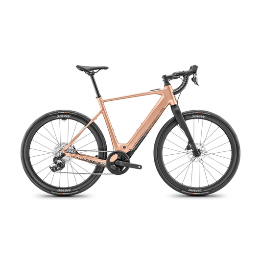 Moustache Dimanche 28 Road electric bicycle with black frame, 28-inch wheels, ergonomic handlebars, and sleek design.
