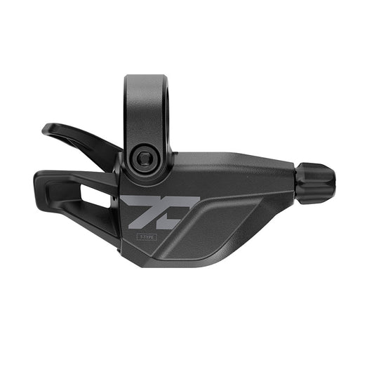 SRAM Eagle 70 Single Click A2 MTB trigger shifter with ergonomic design and gear indicator for mountain biking.