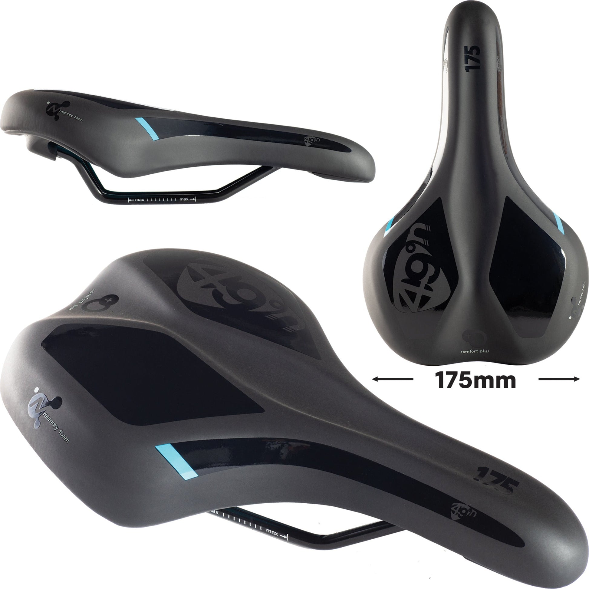 49N  FORMFIT 175 - MEMORY FOAM SADDLE - MetroCycle