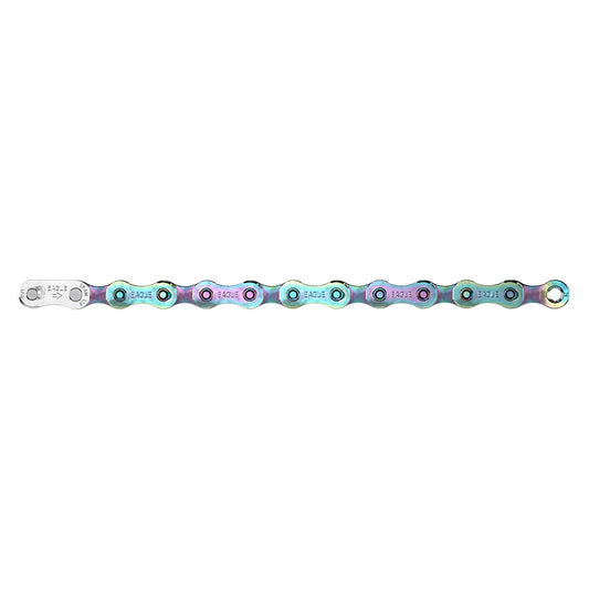 SRAM Eagle S500 A1 bike chain with metal links and brand logo, designed for mountain biking and outdoor cycling.