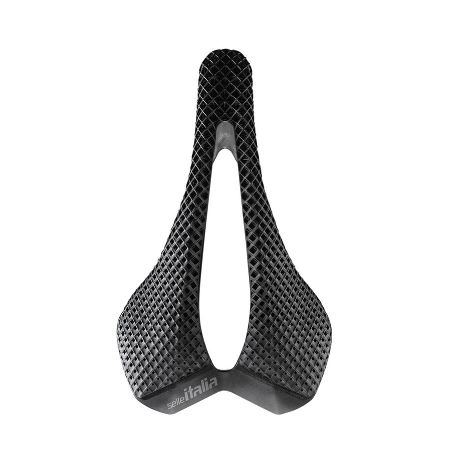 Selle Italia SLR 3D Carbon Superflow road saddle with lightweight design and ergonomic shape for cyclists.
