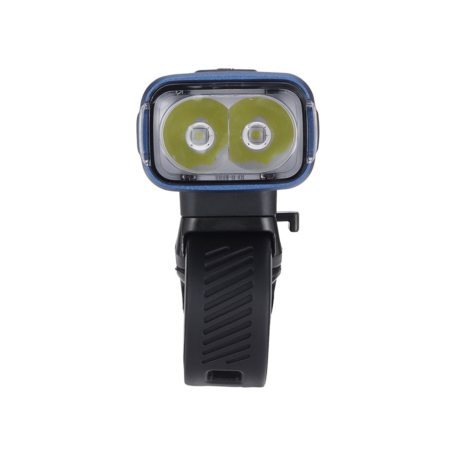 BBB Cycling BLS-262i Nanostrike 700i bike light showing front LED display and sleek black design.