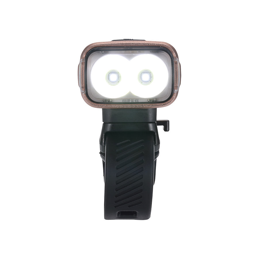 BBB Cycling BLS-262i Nanostrike 700i LED bike light mounted on a bike for high visibility and safety during night rides.