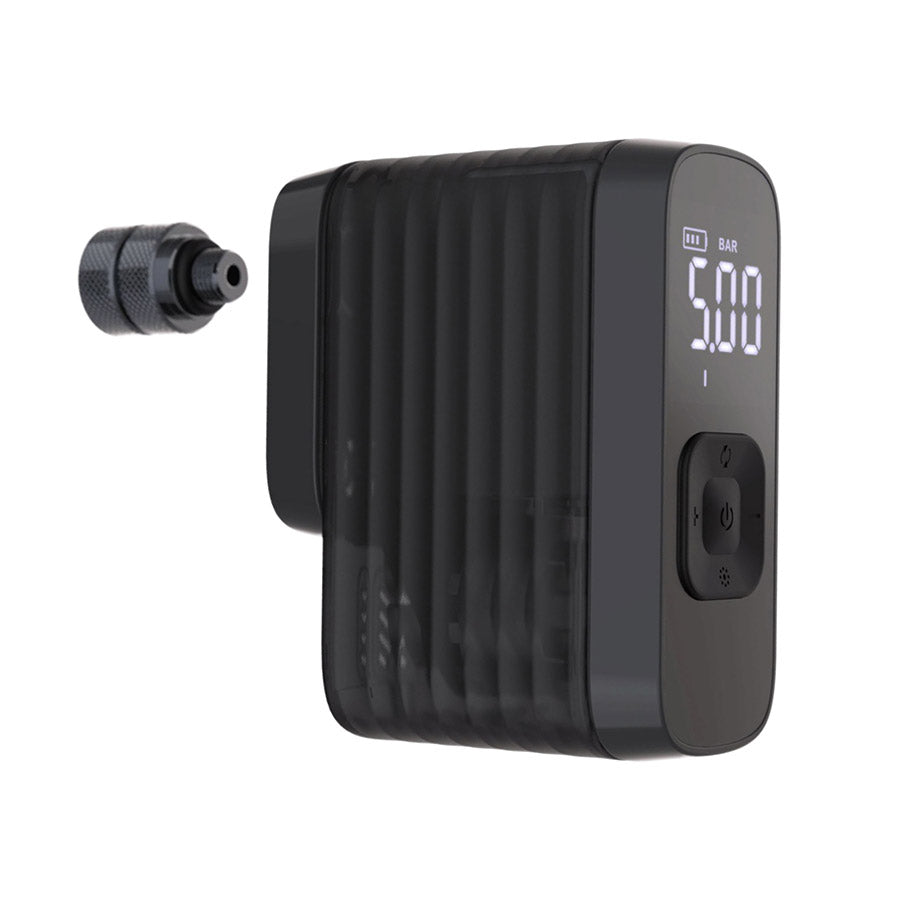 BBB Cycling BMP-201 BarBank frame pump with compact design and ergonomic handle, ready for bicycle tire inflation.