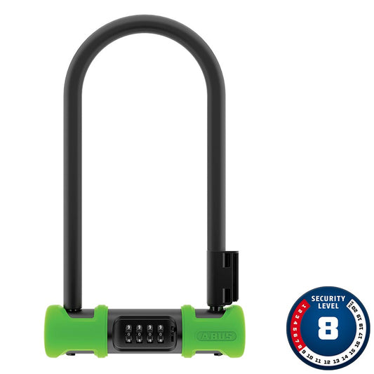 Abus, Ultra Combo 410C, U-Lock, Combination, 170x230mm, 6.7''x9'', Thickness in mm: 12mm, Green
