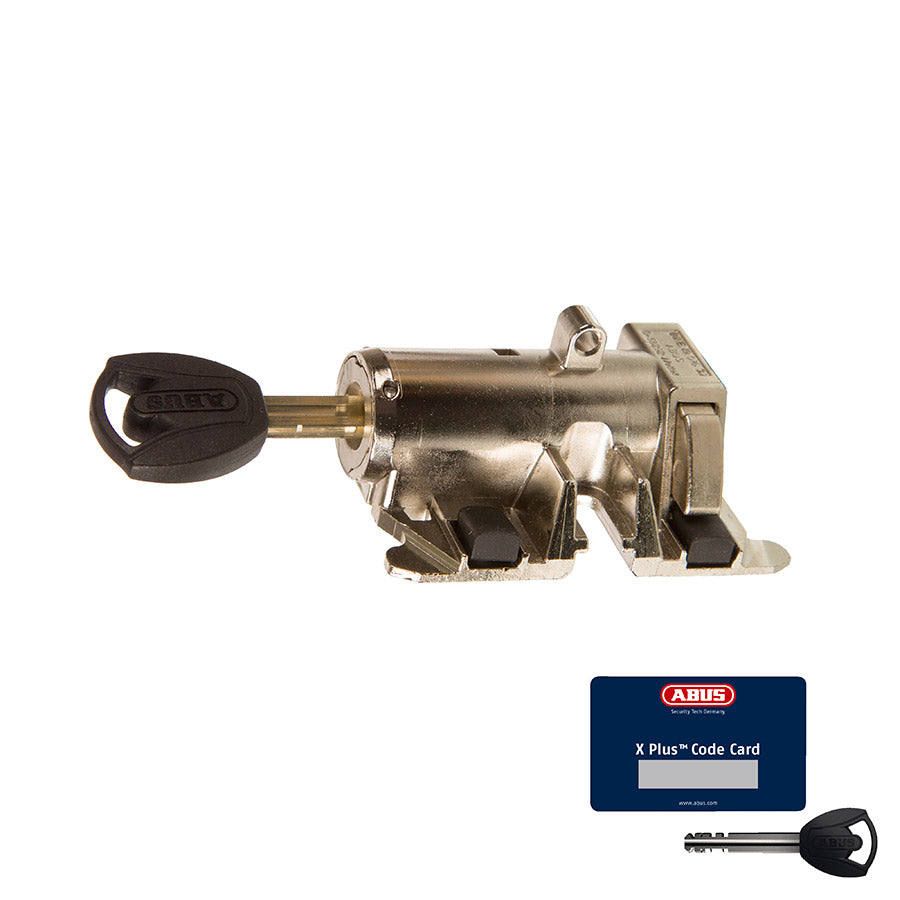 Abus Bosch XPlus frame lock for bicycles, featuring durable construction and secure locking mechanism.