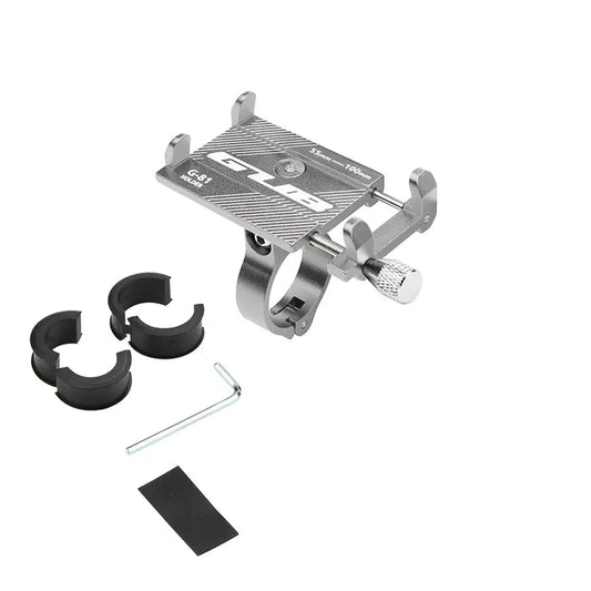 G81 Titanium metal bracket with accessories on a white background