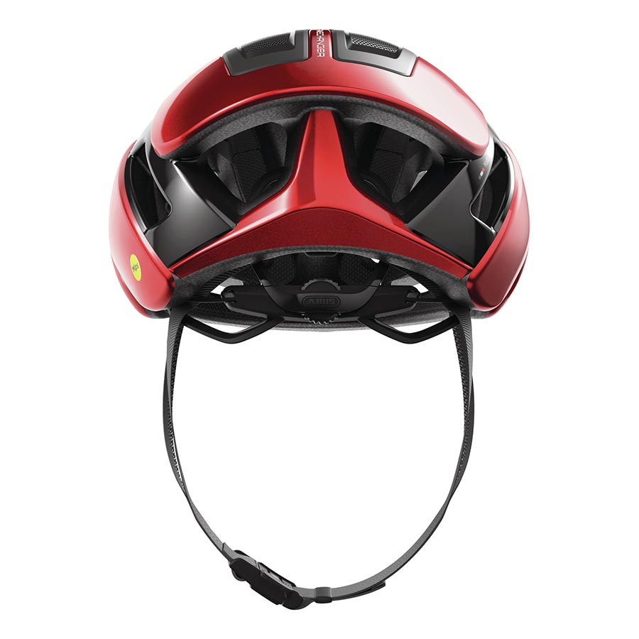 Abus GameChanger 2.0 MIPS road helmet in velvet black with adjustable fit, designed for safety and aerodynamics.