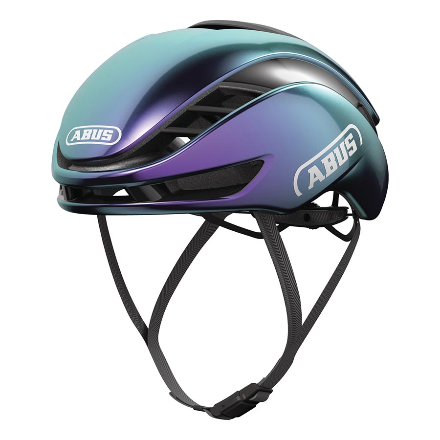 Abus GameChanger 2.0 MIPS road helmet in velvet black, size L (59-62cm) with aerodynamic design and MIPS safety technology.