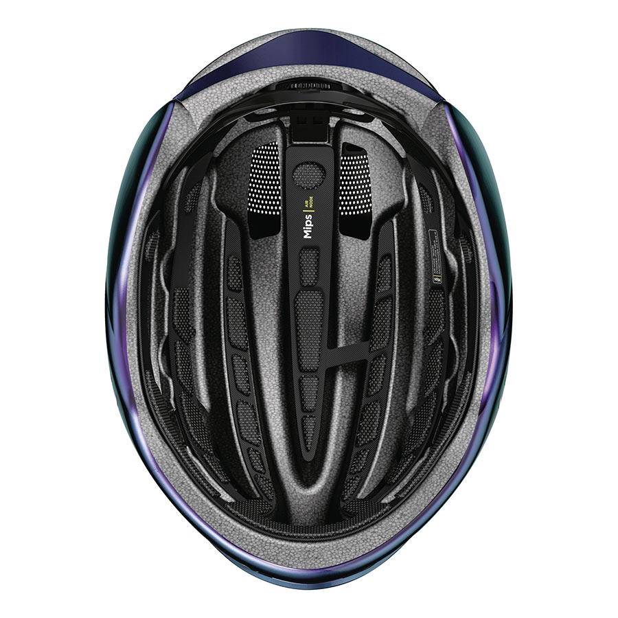Abus GameChanger 2.0 MIPS road helmet in velvet black with MIPS safety technology, size large 59-62cm.