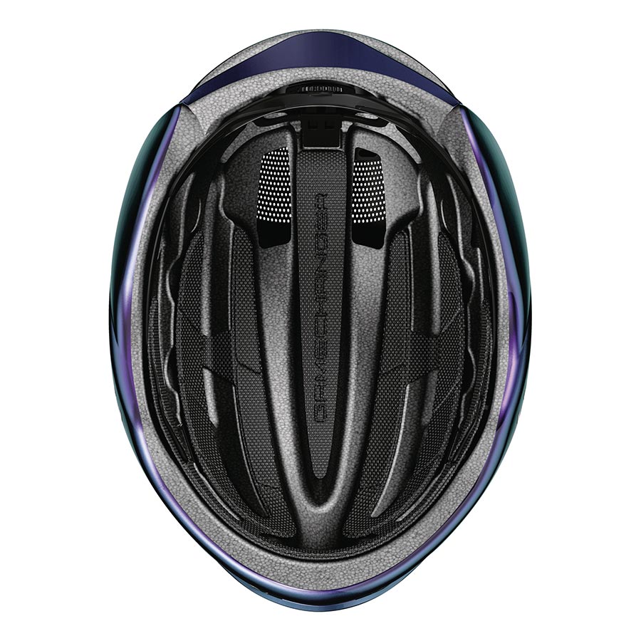 Abus GameChanger 2.0 road helmet in velvet black with size L (59-62cm), aerodynamic design and ventilation for cyclists.