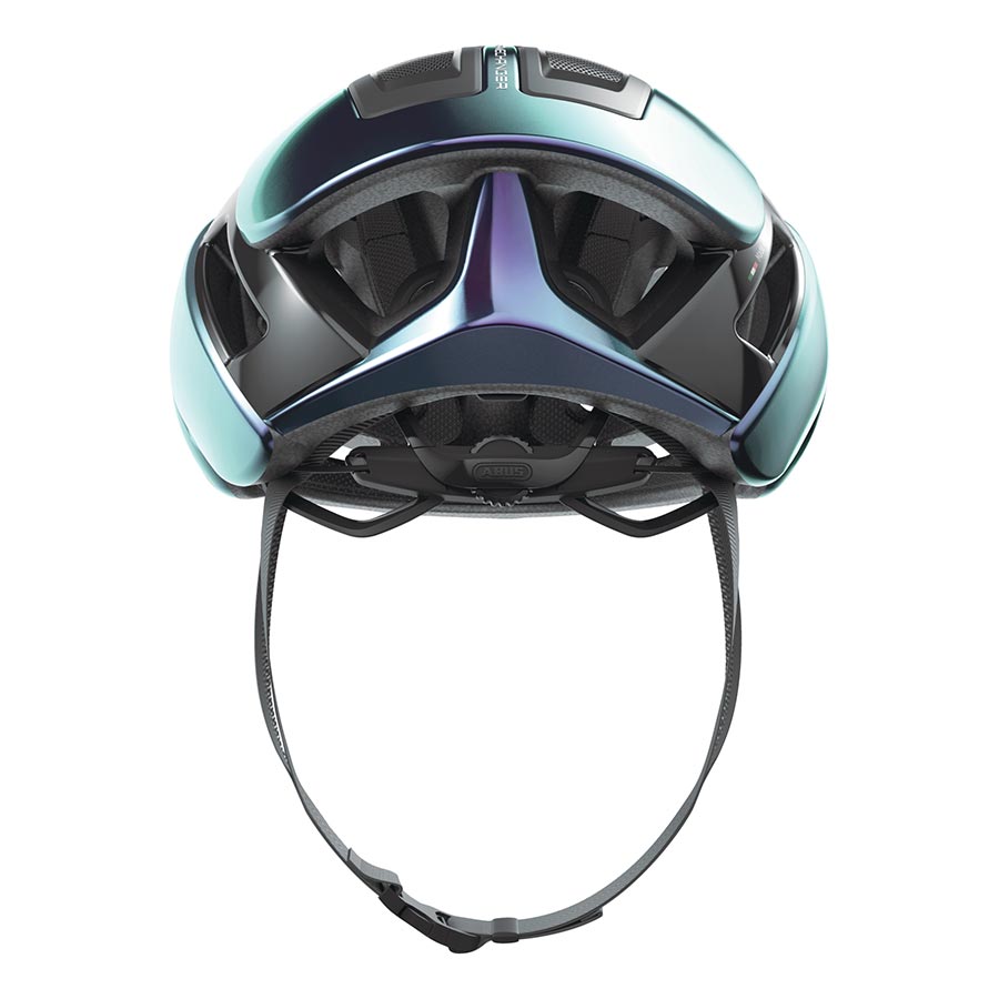 Abus GameChanger 2.0 road helmet in velvet black with adjustable fit, designed for aerodynamic performance and safety.