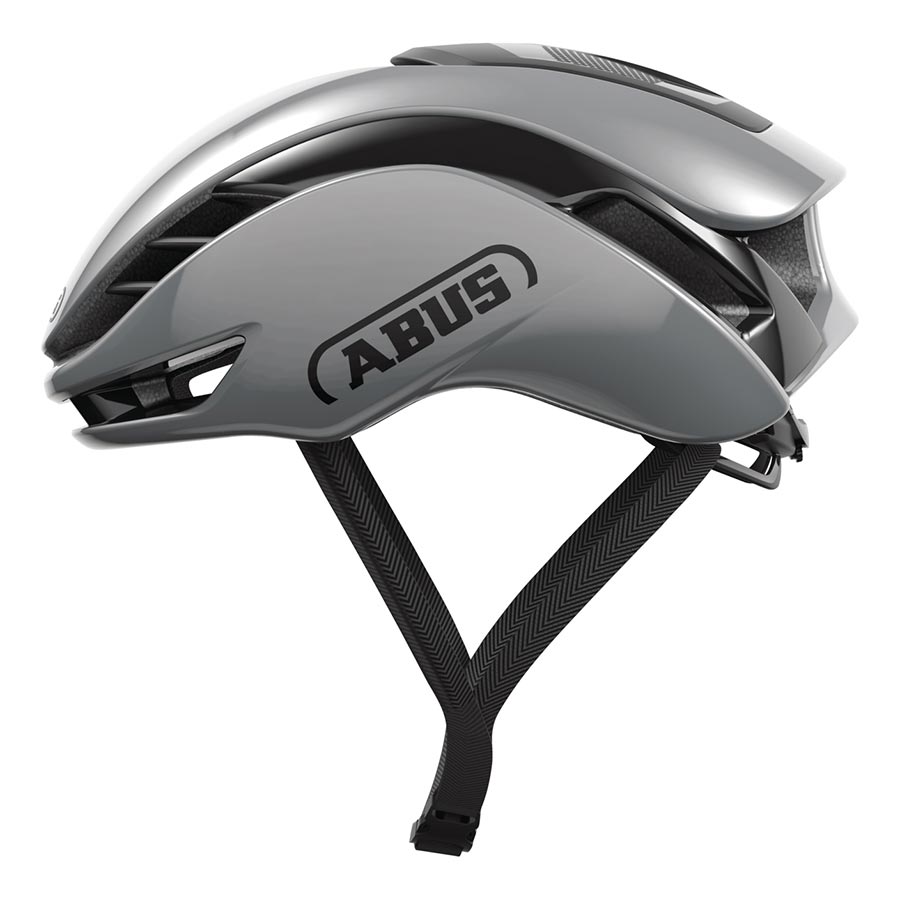 Abus GameChanger 2.0 road helmet in velvet black with size L (59-62cm), featuring aerodynamic design and ventilation.