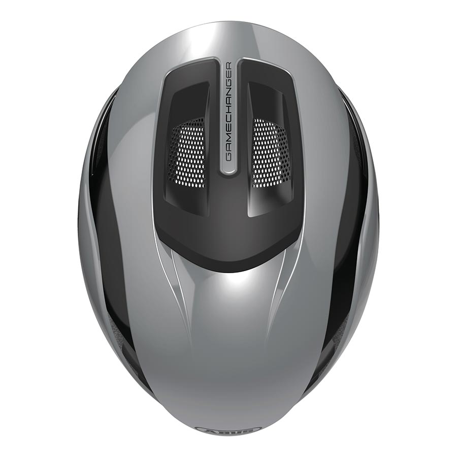 Abus GameChanger 2.0 road helmet in velvet black, size large (59-62cm), with aerodynamic design and ventilation features.