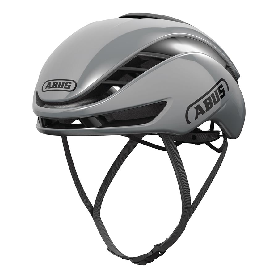 Abus GameChanger 2.0 road helmet in velvet black, size L (59-62cm), aerodynamic design with ventilation openings.