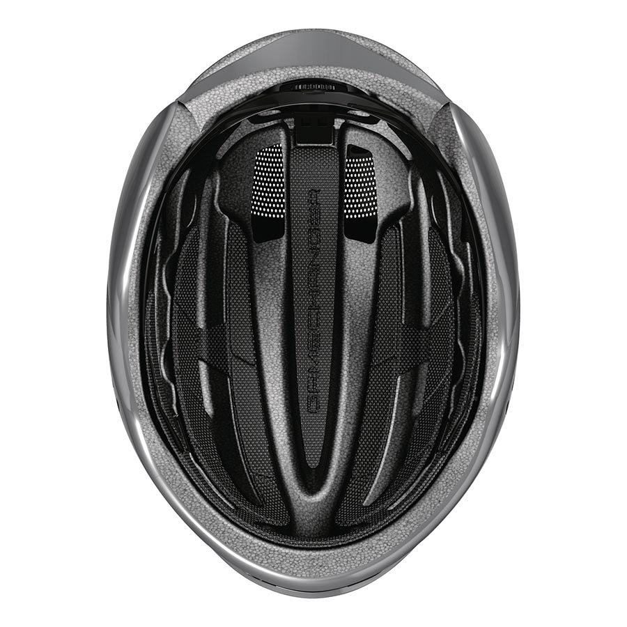 Abus GameChanger 2.0 road helmet in velvet black with size L (59-62cm), lightweight and aerodynamic cycling helmet.