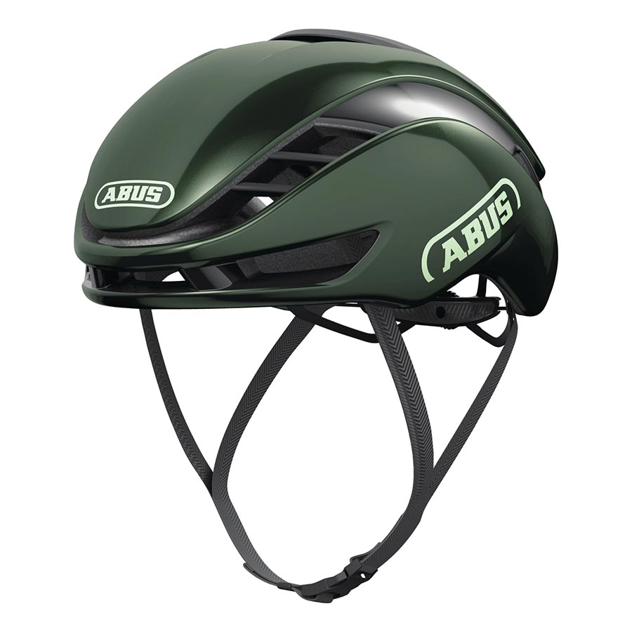 Abus GameChanger 2.0 road helmet in velvet black with size L (59-62cm), aerodynamic design and adjustable straps.