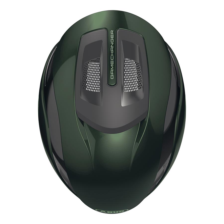 Abus GameChanger 2.0 road helmet in velvet black with size L (59-62cm), lightweight and aerodynamic cycling helmet.