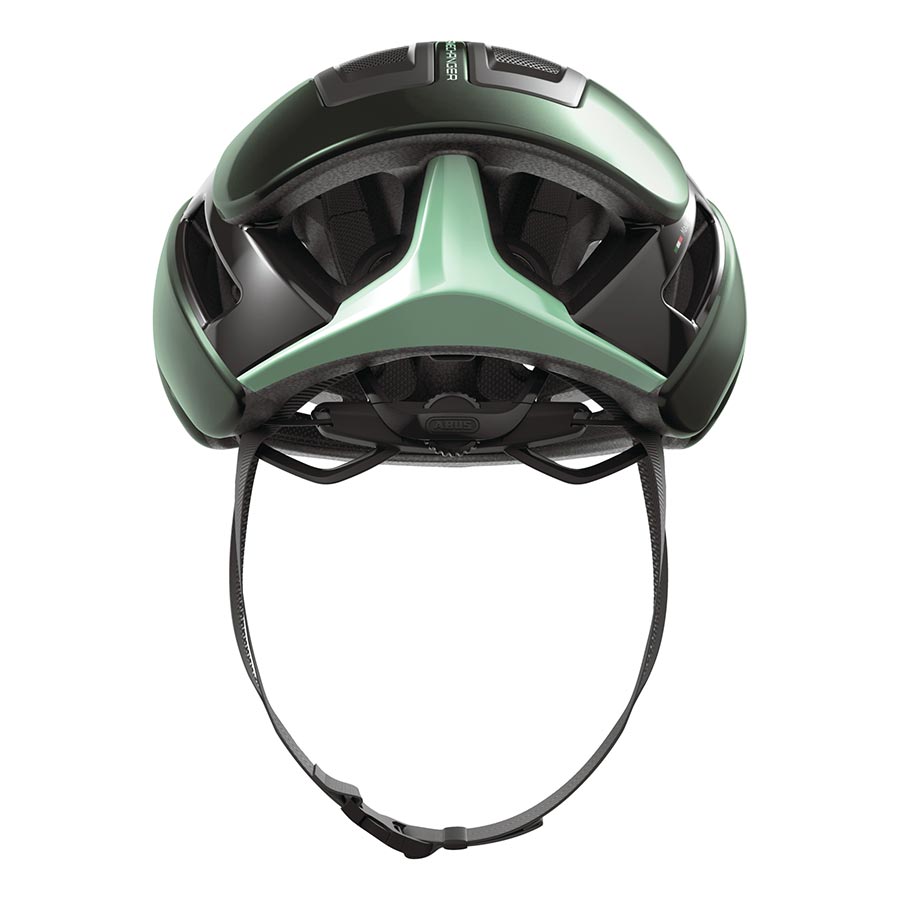 Abus GameChanger 2.0 road helmet in velvet black with size L (59-62cm) featuring aerodynamic design and ventilation for cycling.