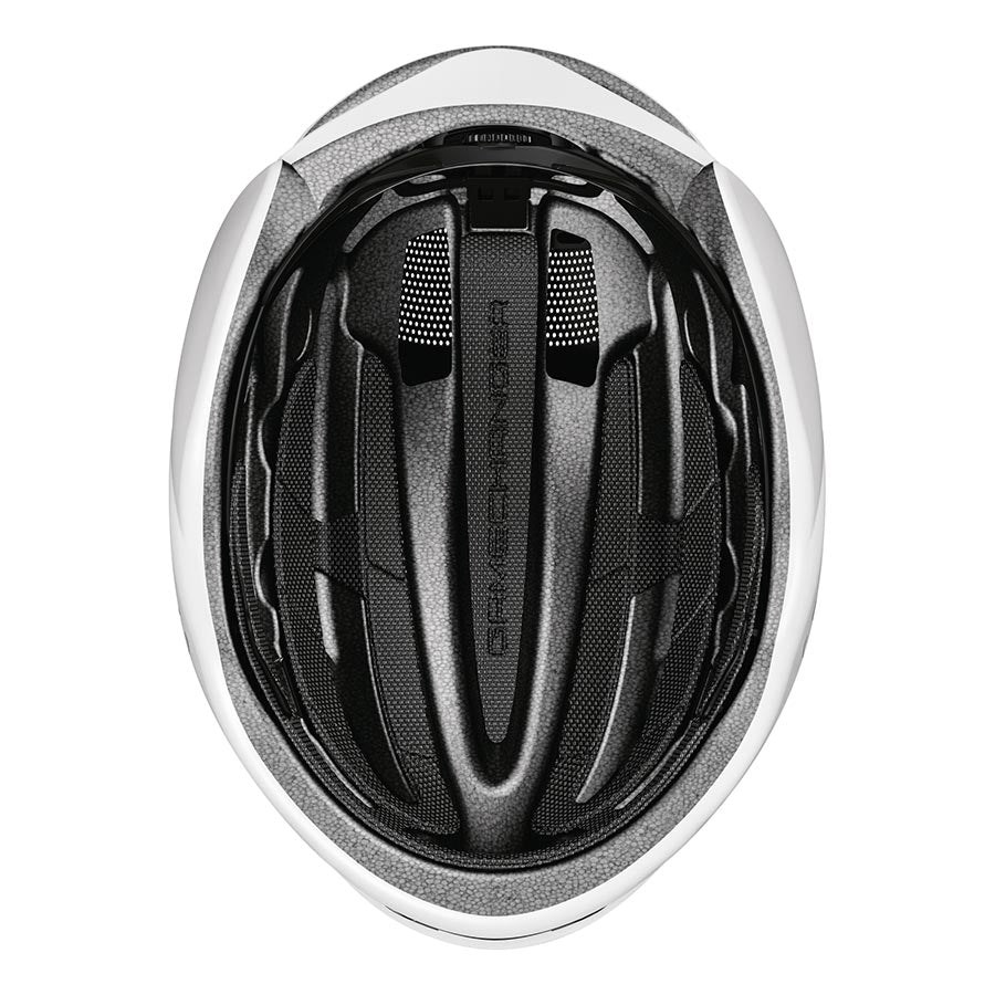 Abus GameChanger 2.0 road helmet in velvet black with adjustable size L (59-62cm) showing sleek aerodynamic design.