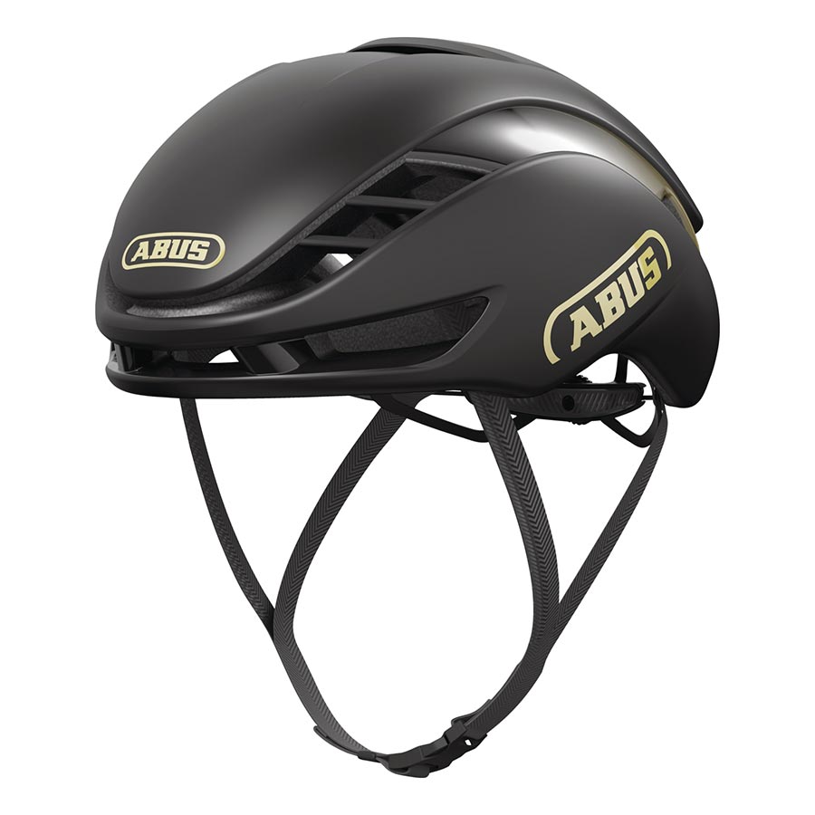 Abus GameChanger 2.0 road helmet in velvet black with size L (59-62cm), featuring aerodynamic design and ventilation.
