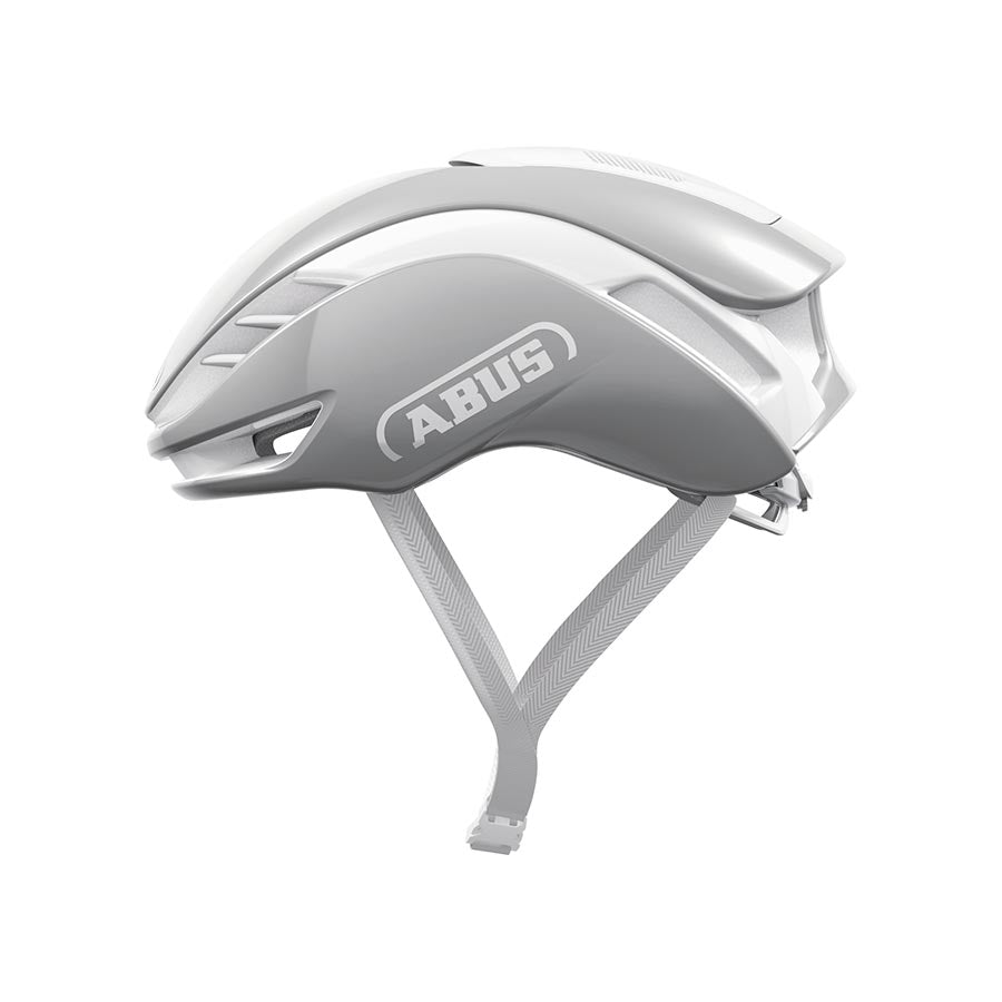 Abus GameChanger 2.0 road helmet in velvet black with size L (59-62cm) shown from a side view.