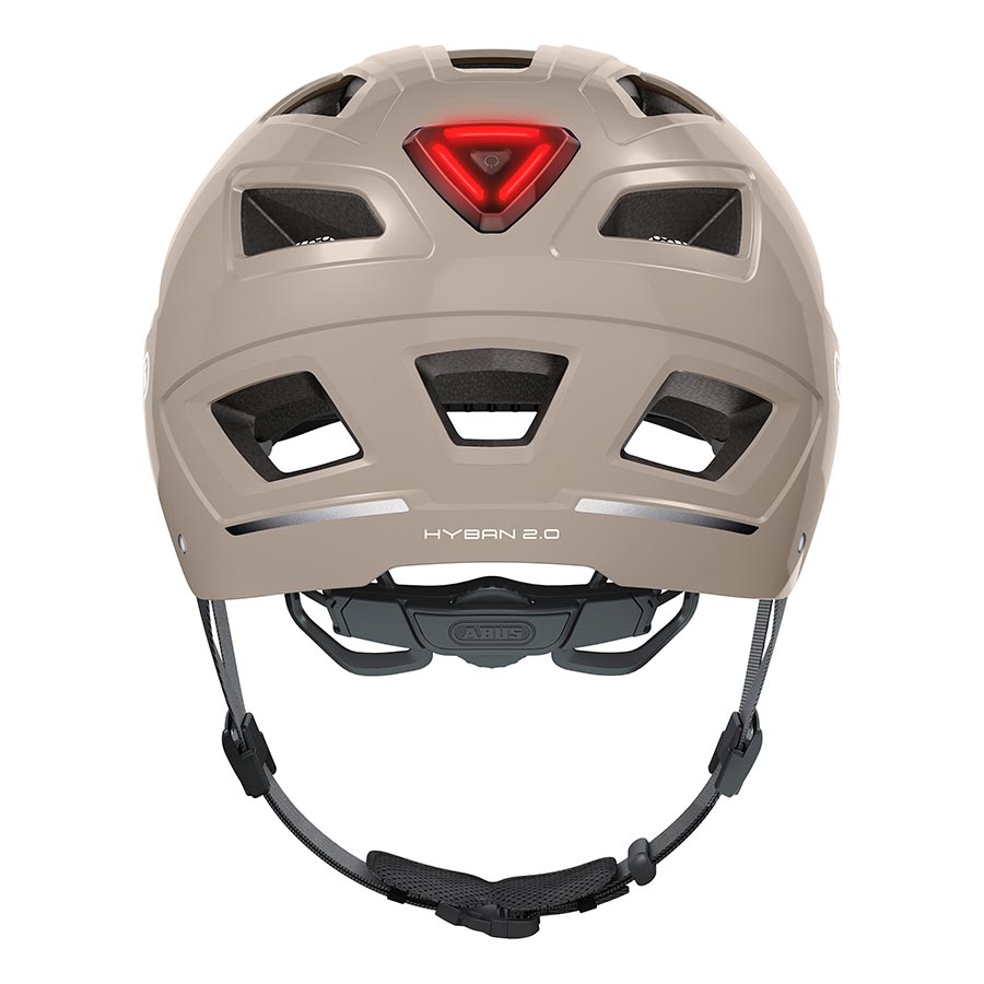 Abus Hyban 2.0 recreational and commuter helmet in velvet black with adjustable size 56-61cm, safety and urban riding gear