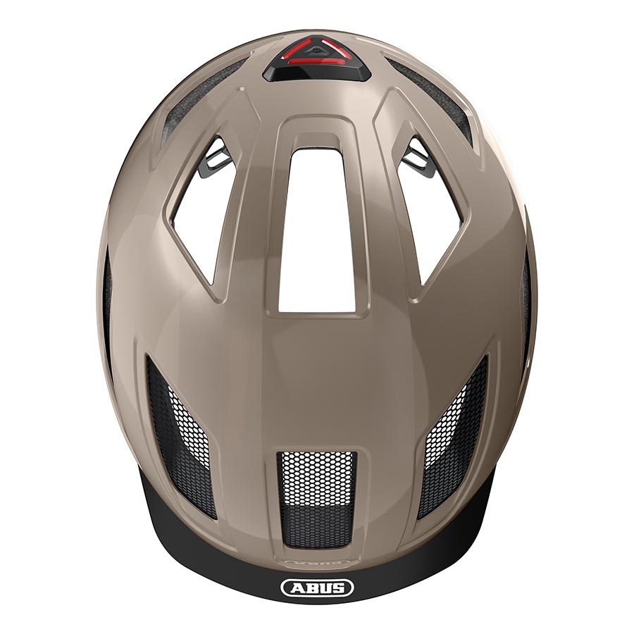 Abus Hyban 2.0 recreational and commuter helmet in velvet black, size L, with adjustable straps and ventilation for urban cycling.