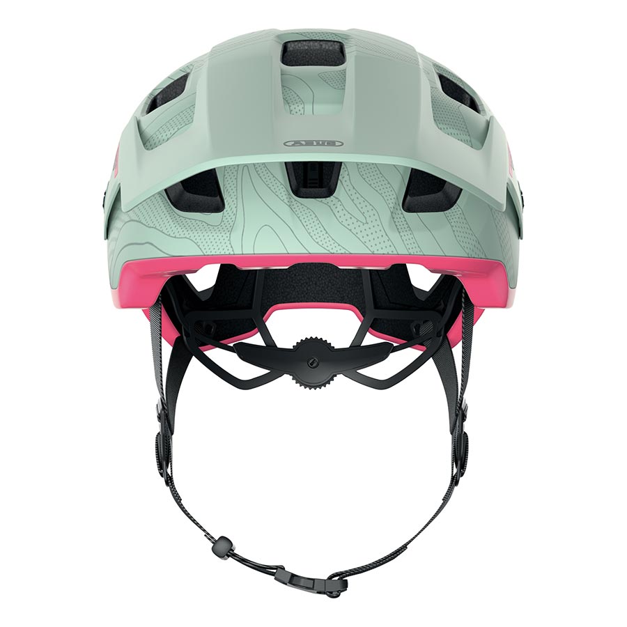 Abus MoDrop mountain bike helmet in velvet black with size L (59-62cm), featuring a sleek design and adjustable straps.