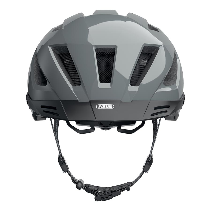 Abus Pedelec 2.0 recreational and commuter helmet in velvet black, size L 56-62cm, with adjustable straps and ventilation.