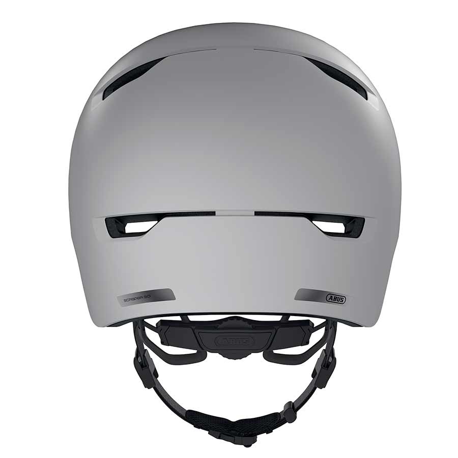Abus Scraper 3.0 recreational and commuter helmet in velvet black, size large (57-62cm) with ventilation and adjustable fit.