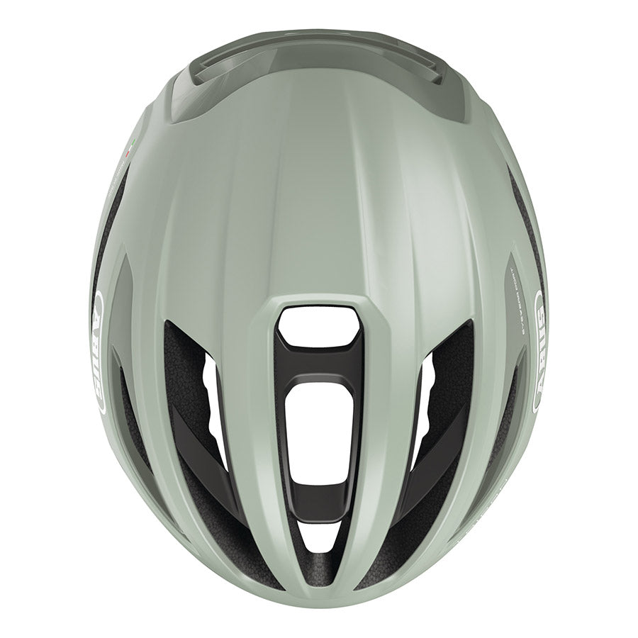 Abus Taipan road helmet in blue, size L (57-61cm) with aerodynamic design and ventilation for cycling safety.