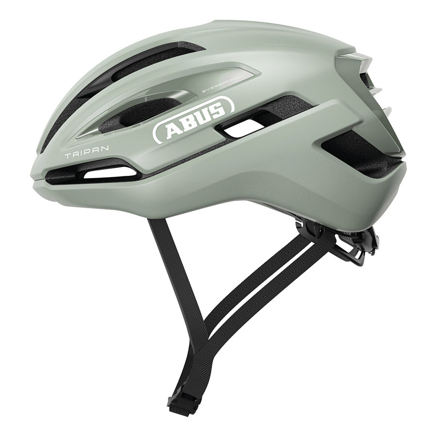 Abus Taipan road helmet in blue with size L (57-61cm), featuring aerodynamic design and adjustable straps.