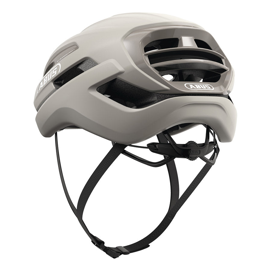 Abus Taipan road helmet in blue with size 57-61cm, featuring aerodynamic design and ventilation for cycling safety and comfort.