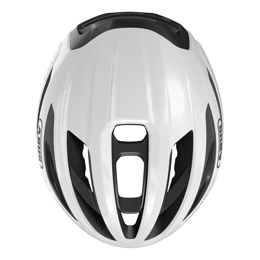 Abus Taipan road helmet in blue with size L (57-61cm) featuring aerodynamic design and ventilation for cycling safety and comfort.