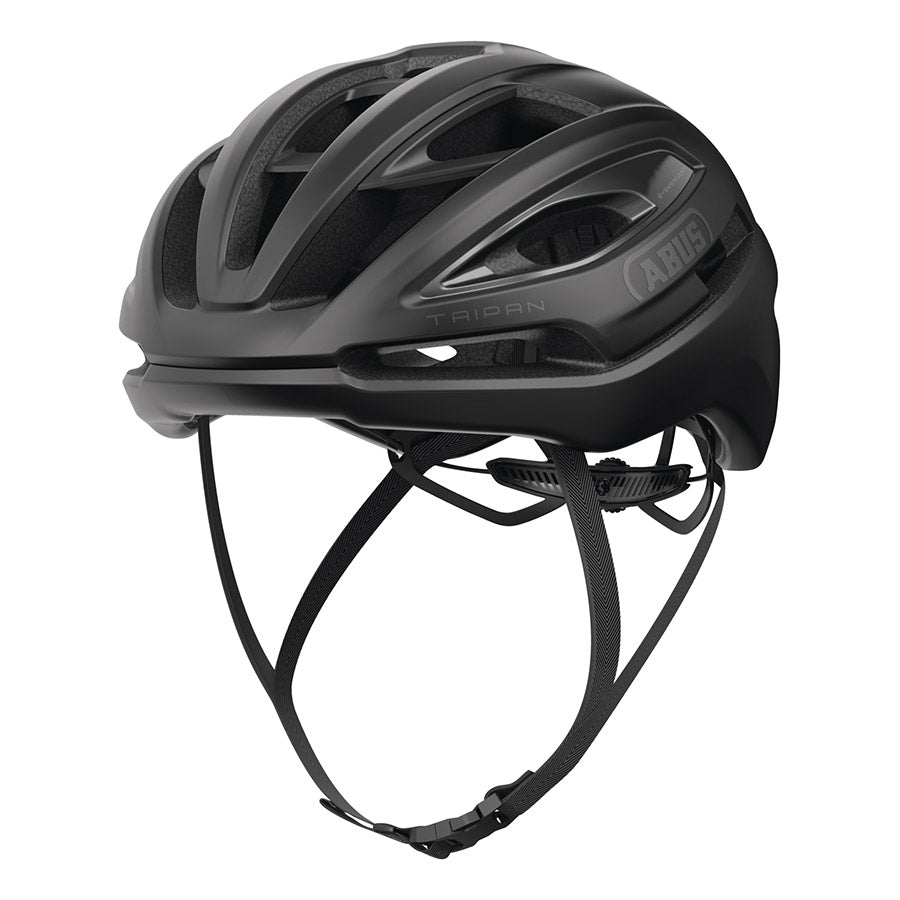 Abus Taipan road helmet in blue, size 57-61cm, with aerodynamic design and ventilation for cycling safety.