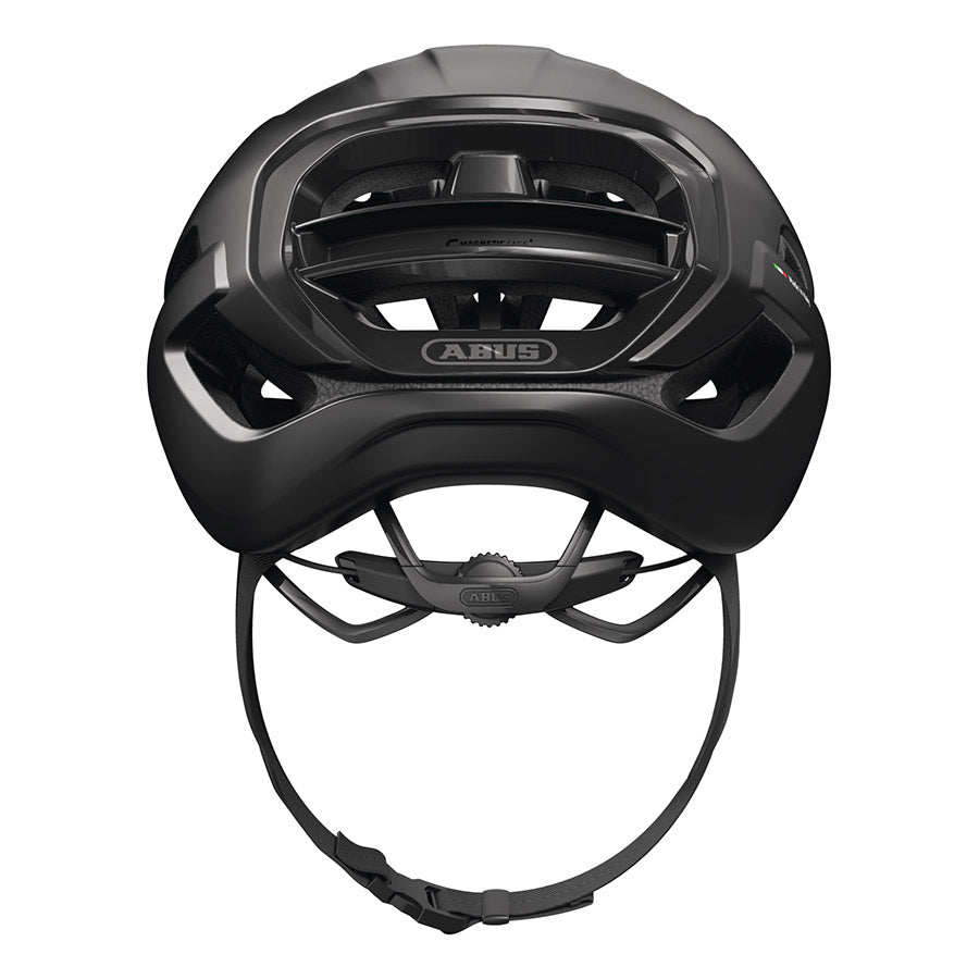 Abus Taipan road helmet in blue with size L (57-61cm), aerodynamic design, adjustable straps, and ventilation for cycling.