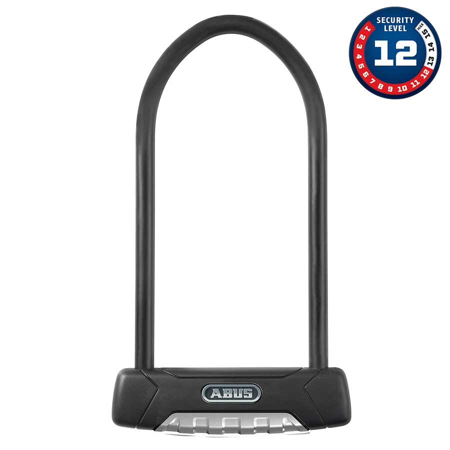 Abus Granit Plus 470 U-Lock in black with 23 cm shackle, high-security bike lock for maximum theft protection
