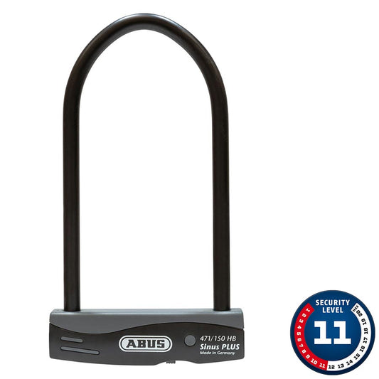 Abus, Sinus 471, U-Lock, Key, Black
