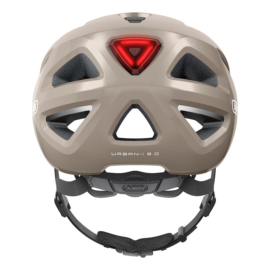 Abus Urban-I 3.0 recreational and commuter helmet in velvet black with ventilation, size 56-61cm, for city riding.