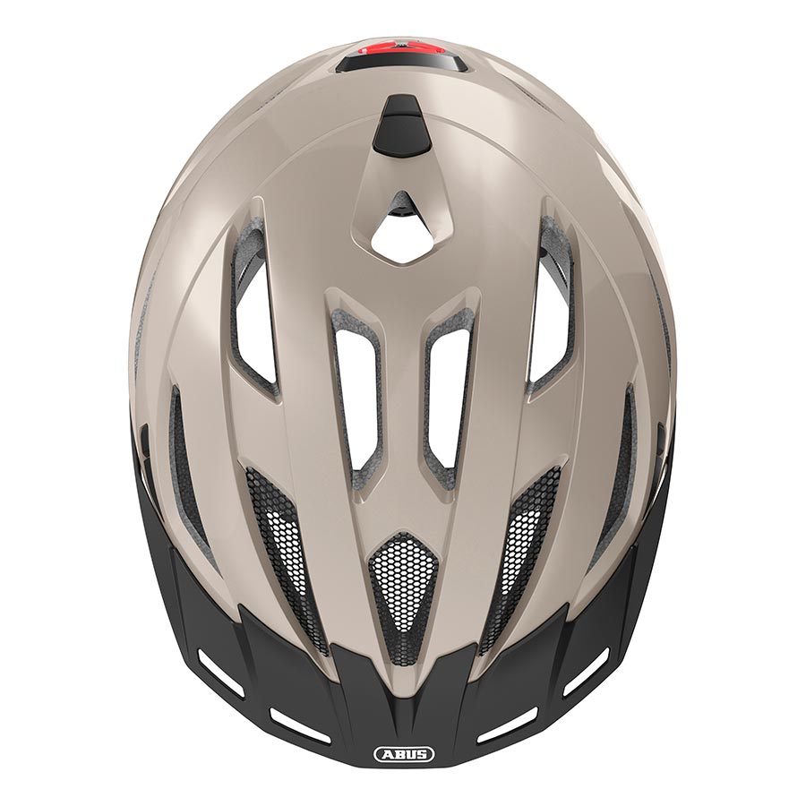 Abus Urban-I 3.0 recreational and commuter helmet in velvet black with adjustable fit, size L (56-61cm).