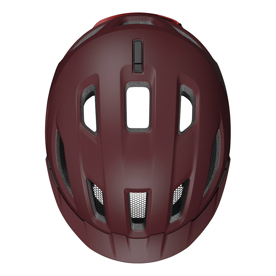 Abus Urban-I 4.0 ACE recreational and commuter helmet in graphite silver with adjustable fit, designed for urban cycling safety.