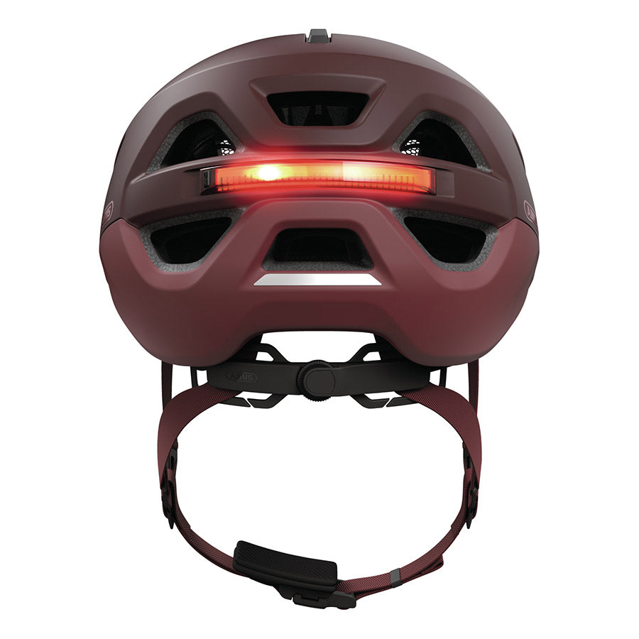 Abus Urban-I 4.0 ACE recreational and commuter helmet in graphite silver, size large (57-61cm), with ventilation and safety features.