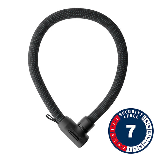 Abus Yarnit 4004K chain lock, 85cm, black, with 2.8mm links, designed for securing bicycles and outdoor equipment.